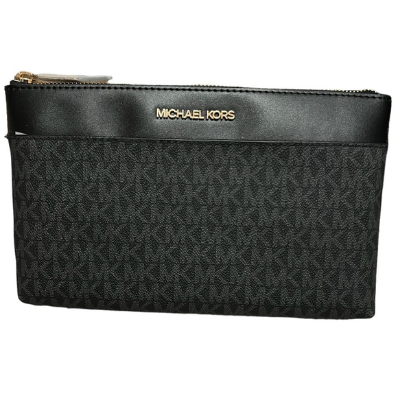 Michael Kors Maisie Large Pebbled Leather 3 in 1 Black Tote NWT - Picture 8 of 9